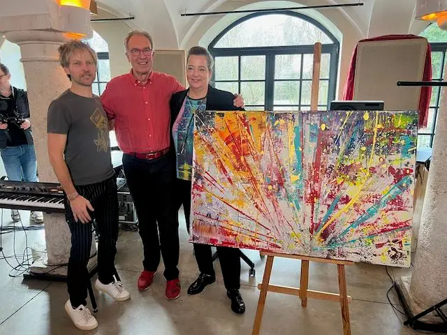 MICE Kunstprojekt sorgt für Aufmerksamkeit : PAINTING OF FAME by Kerstin Sokoll