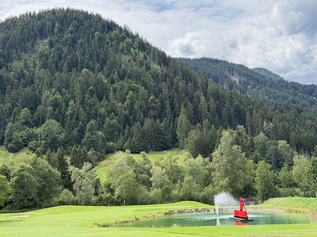 Golfplatz Kitzbühel zwischen Schwarzsee und Wildem Kaiser